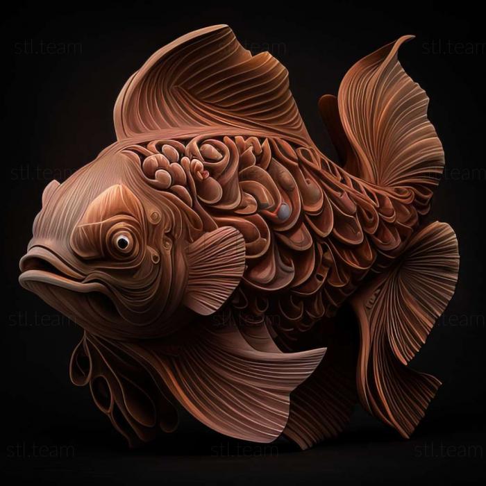 3D модель Рюкин рыба (STL)